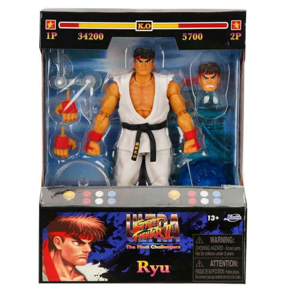 Street Fighter 2 Ryu Eklemli Figür - Resim 8