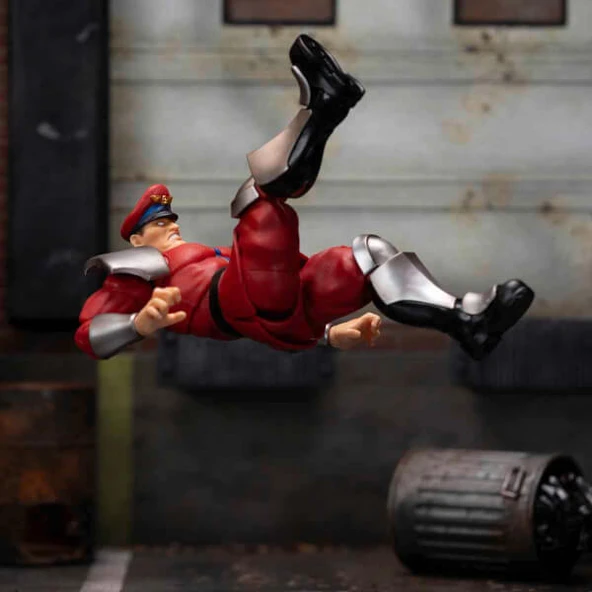 Street Fighter II M. Bison Eklemli Figür - Resim 8