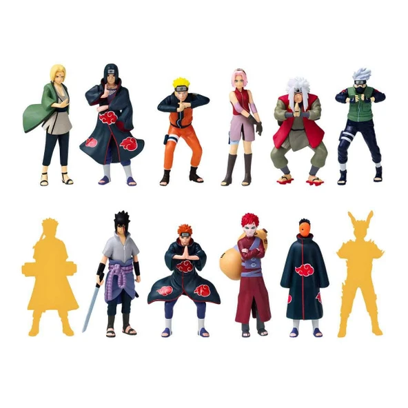 Naruto Shippuden 12’li Figür Seti S1 - Resim 8