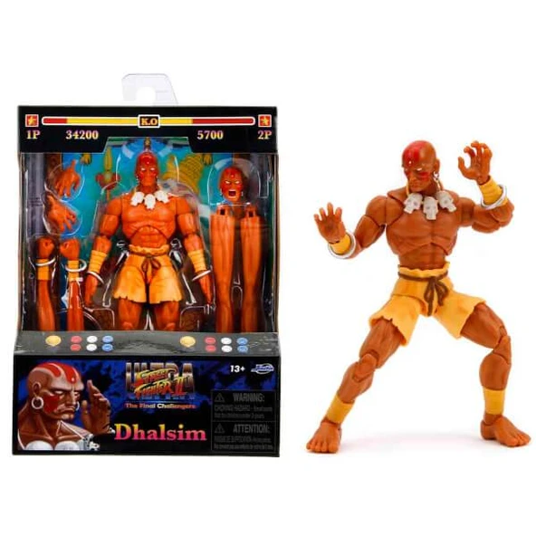Street Fighter II Dhalsim Eklemli Figür ürün görseli 1