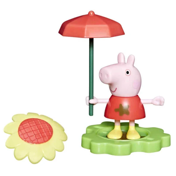 Peppa Pig Muddy Puddle Figür - Resim 4