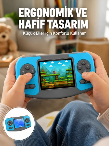 Taşınabilir El Oyun Konsolu Çocuk Gelişimine Uygun Oyun Cihazı ürün görseli 1