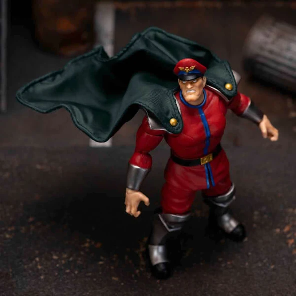 Street Fighter II M. Bison Eklemli Figür - Resim 7
