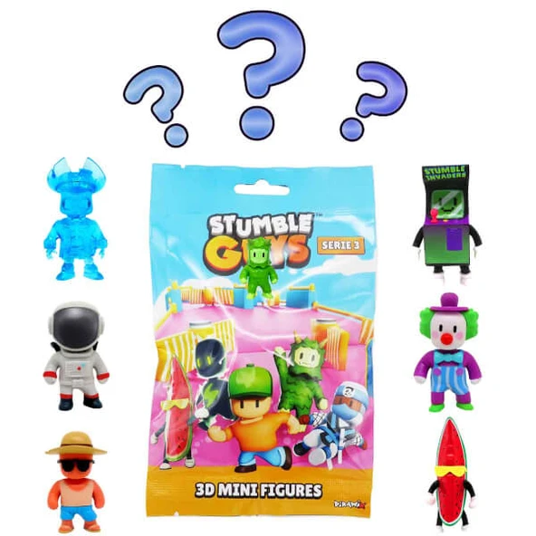 Stumble Guys Mini Figür S3 Sürpriz Paket TUY24000 ürün görseli 1