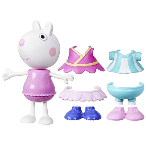 Peppa Pig ve Arkadaşları Kıyafetli Figür Seti - Resim 9