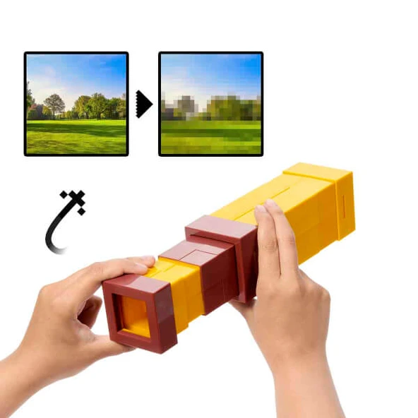 Piksel Efektli Minecraft Dürbünü 31 cm JKC14 ürün görseli 1
