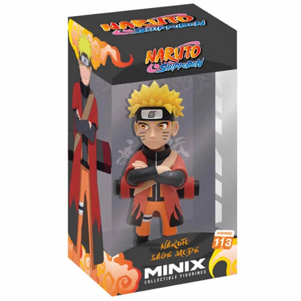 Minix Naruto With Cape Figürü MNX78000 - Resim 6