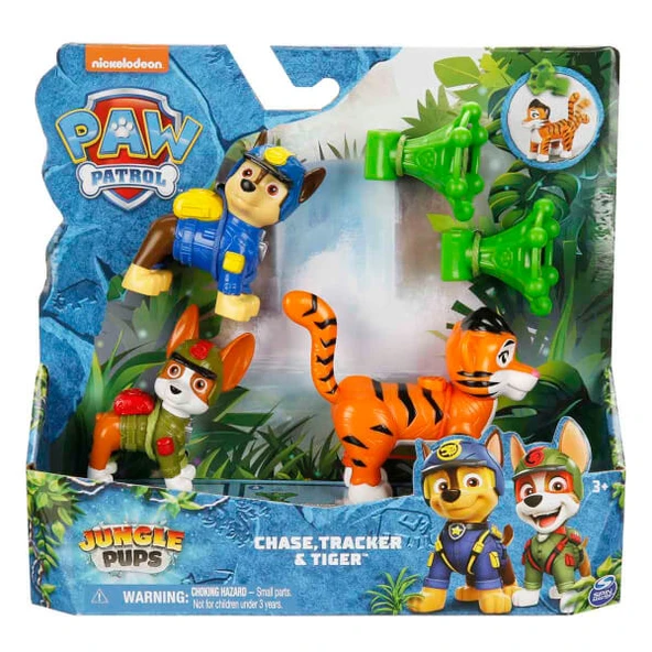 PAW Patrol Jungle Pups Figür Seti - Resim 9