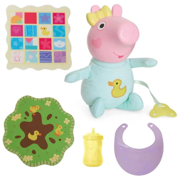 Sesli ve İnteraktif Peppa Pig Oinks & Snuggles Bebek Evie ürün görseli 1