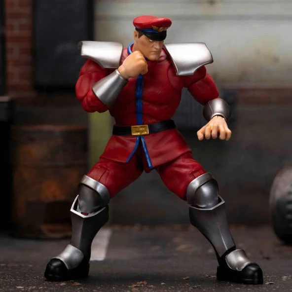 Street Fighter II M. Bison Eklemli Figür - Resim 9