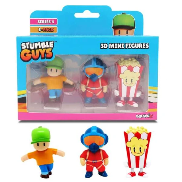 Stumble Guys 3’lü Mini Figür Seti S4 TUY41000 ürün görseli 1