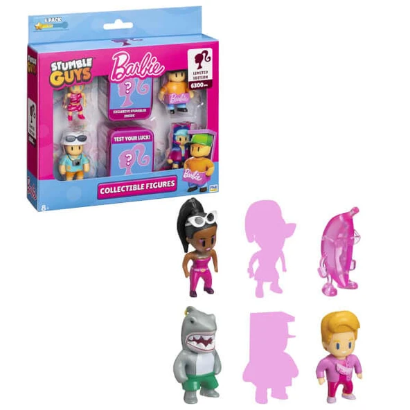 Stumble Guys x Barbie 6’lı Figür Seti ürün görseli 1