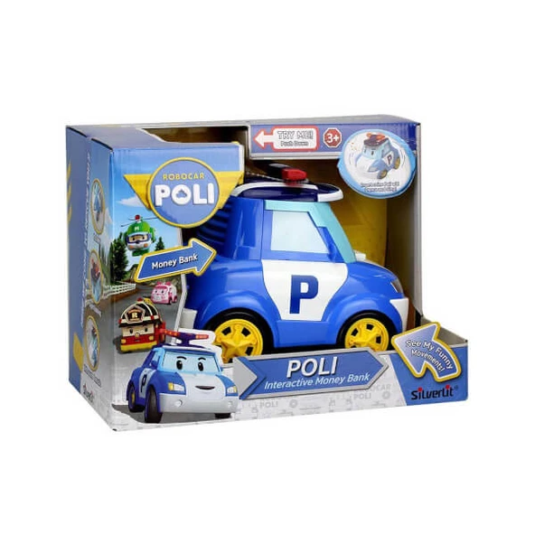 Robocar Poli Sesli ve Işıklı Araç Kumbara - Resim 4
