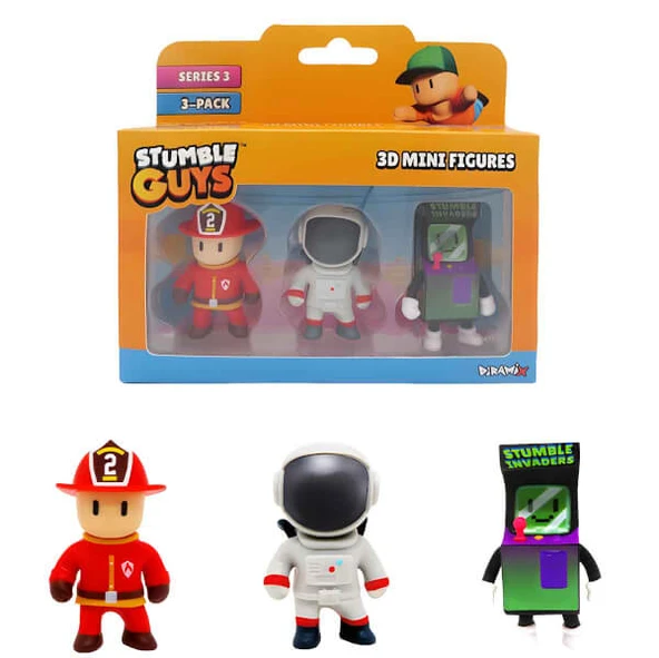 Stumble Guys 3’lü Mini Figür Seti S3 TUY23000 - Resim 9