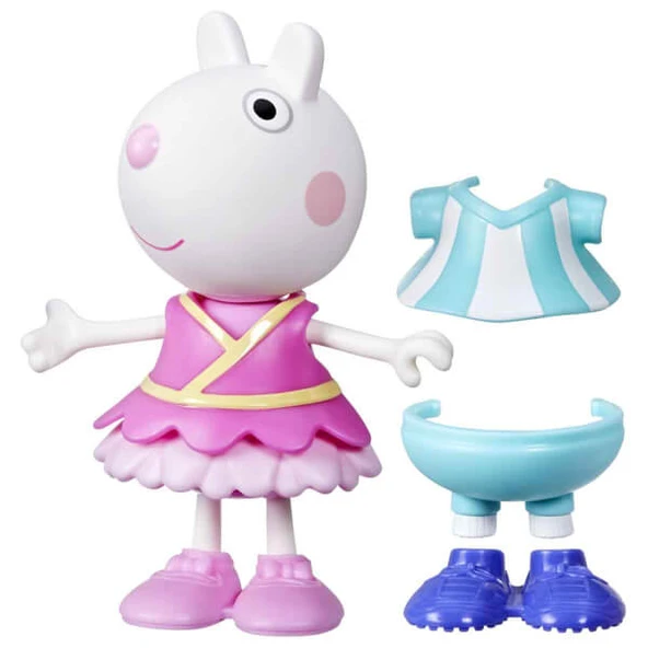 Peppa Pig ve Arkadaşları Kıyafetli Figür Seti - Resim 10