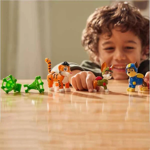 PAW Patrol Jungle Pups Figür Seti - Resim 6