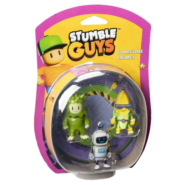 Stumble Guys 3’lü Figür Seti PMI/SG2220 - Resim 9