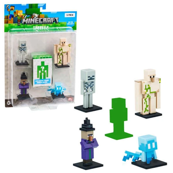 Minecraft Toppeez 5'li Figür Seti - Resim 5