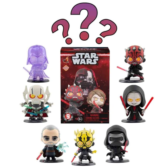 Star Wars Dark Side Cosbi Bobble-Head Koleksiyon Sürpriz Figür Paketi ürün görseli 1