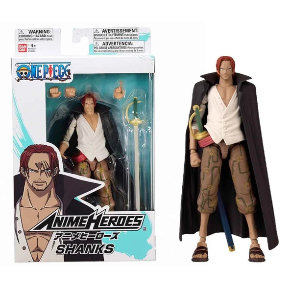Anime Heroes One Piece Serisi-Shanks Figürü ürün görseli 1