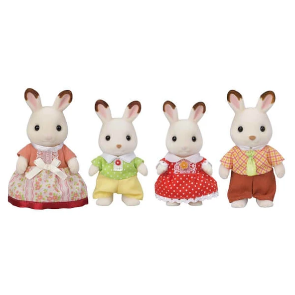 Sylvanian Families Çikolata Kulaklı Tavşan Ailesi ürün görseli 1