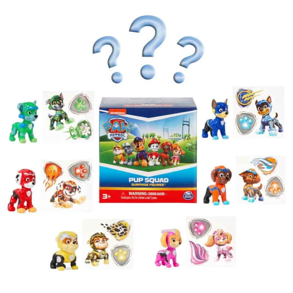 PAW Patrol The Mighty Movie Pup Squad Figürlü Sürpriz Paket ürün görseli 1