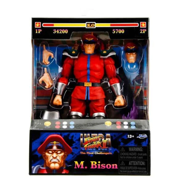 Street Fighter II M. Bison Eklemli Figür - Resim 10