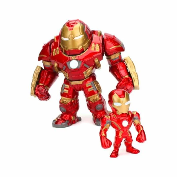 Marvel Die Cast Hulkbuster ve Iron-Man Figürü - Resim 2