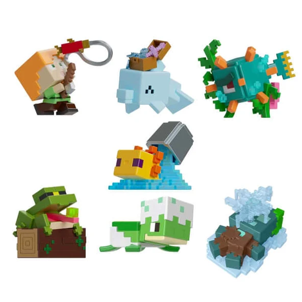 Minecraft Mini Mode Aquatic Explorations 7’li Figür Seti JJV92 - Resim 2