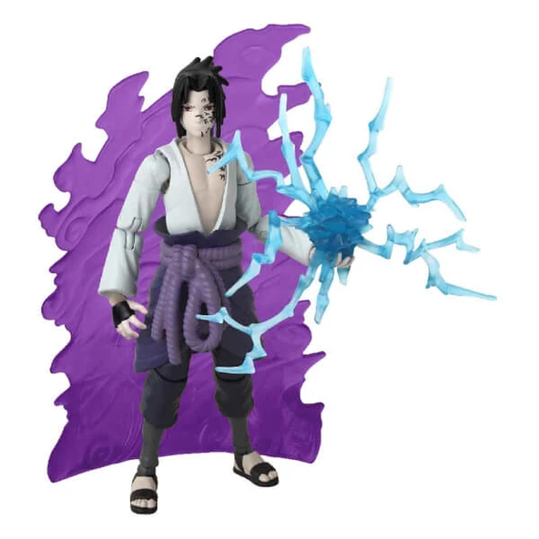 Anime Heroes Naruto Sasuke Uchiha Eklemli Figür - Resim 3