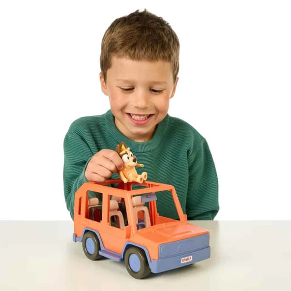 Bluey Chilli Figürü ve 4x4 Araç Seti - Resim 6