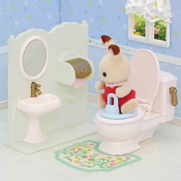 Sylvanian Families Tuvalet Seti ESF5740 - Resim 5
