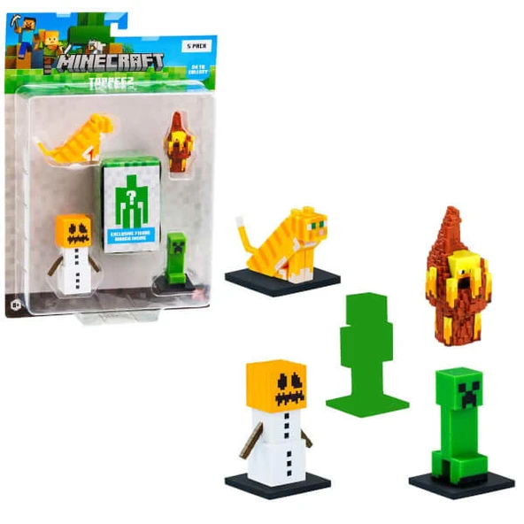 Minecraft Toppeez 5'li Figür Seti - Resim 6
