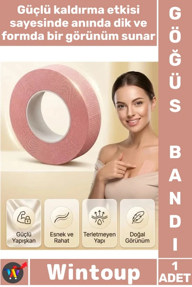 #GöğüsBandı Medikal Su Geçirmez Esnek Cilt Dostu Form Toparlayıcı Şık Göğüs Dikleştirme Bandı İnce ürün görseli 1