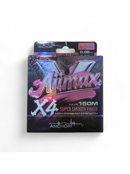 Ajimax X4 150mt Pink LRF İp Misina ürün görseli 1
