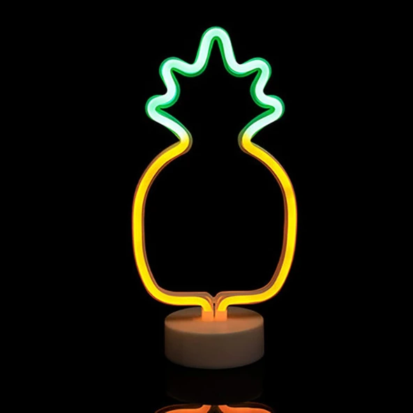 Ananas Neon LED Lamba ürün görseli 1
