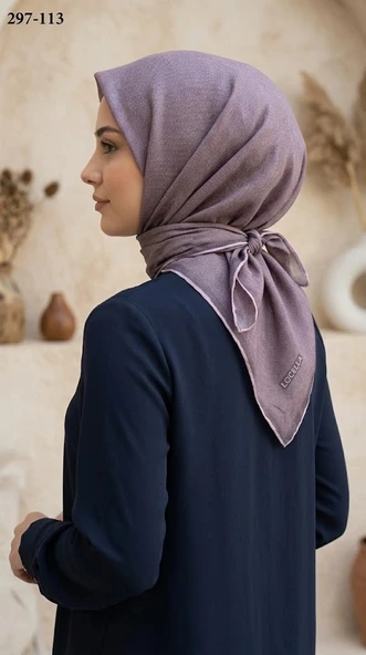 Lo'cella Soft Pamuk Eşarp (Kirlü Gül) 297-113 ürün görseli 1