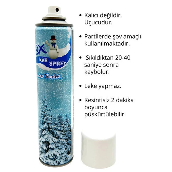 Kar Spreyi - 200 ml - Parti Süsü ürün görseli 1