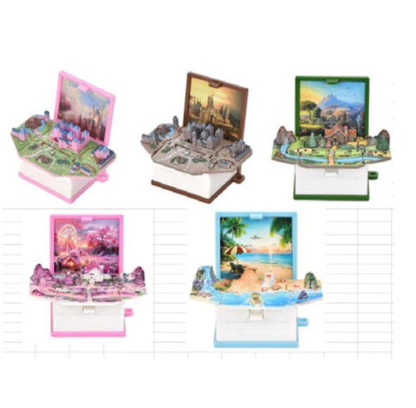 Kitap Şeklinde 3D Anahtarlık - Resim 2