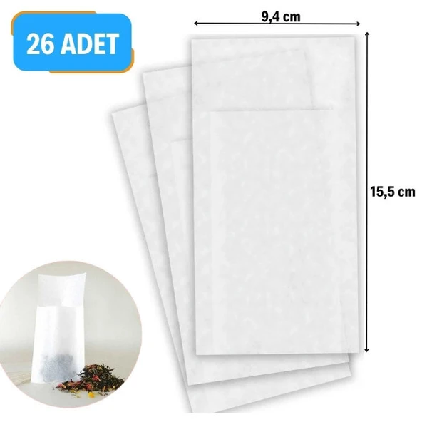 Çay Demleme Poşeti 26 Adet - Resim 3