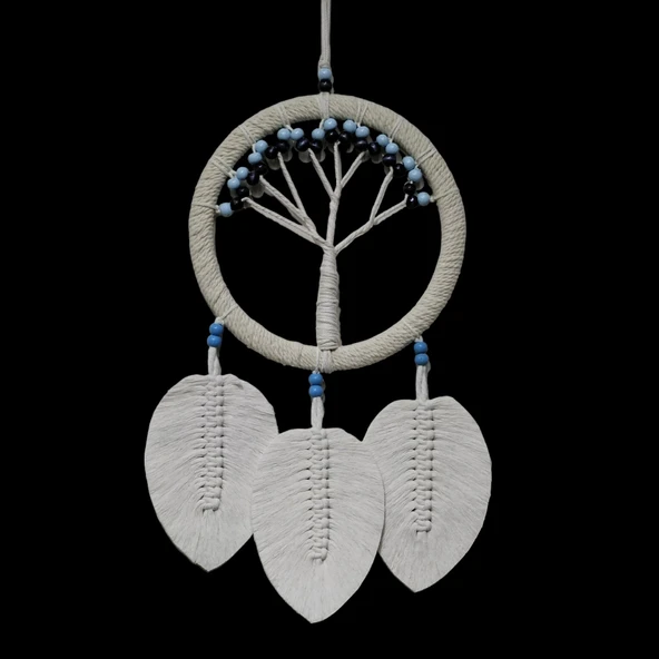 Rüya Kovan Hayat Ağacı Dream Catcher Ekru ürün görseli 1