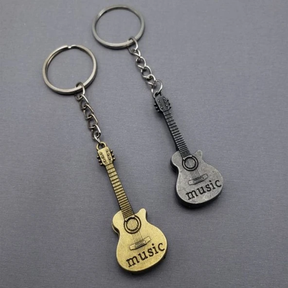 Metal Gitar Anahtarlık ürün görseli 1