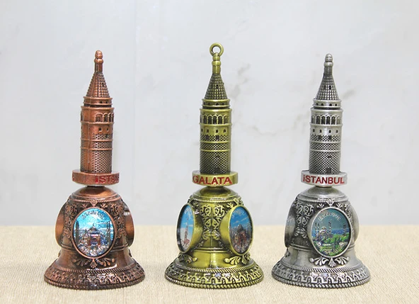 Galata Kulesi Temalı El Çanı ürün görseli 1