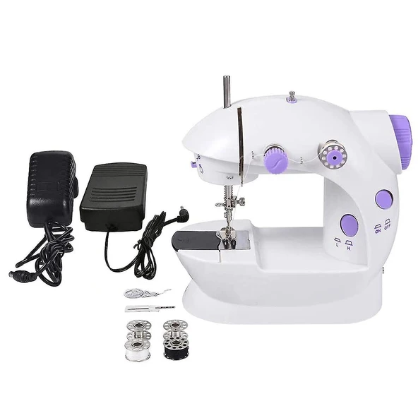 Mini Ev Dikiş Makinesi Pedallı Sewing Machine - Resim 2