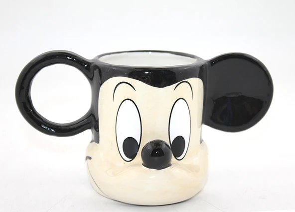 Porselen Mickey Mouse Kupa Bardak ürün görseli 1