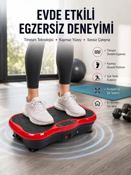 Kas Çalışmasını Destekleyen Titreşimli Egzersiz Makinesi ürün görseli 1