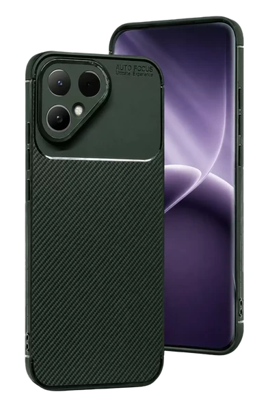 Newface Tecno Pova Curve 2 5G Auto Focus Karbon Kapak - Koyu Yeşil ürün görseli 1