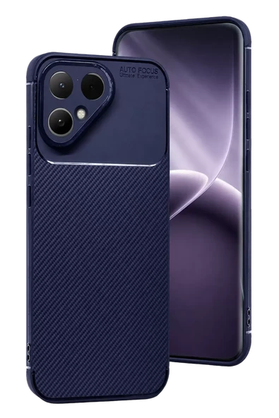 Newface Tecno Pova Curve 2 5G Auto Focus Karbon Kapak - Lacivert ürün görseli 1