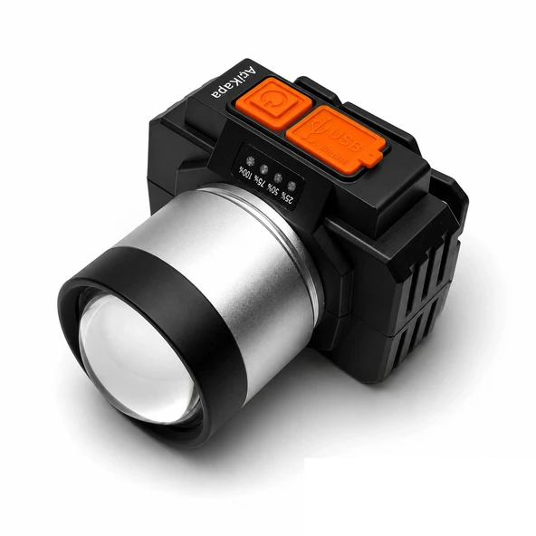Gold Silver Gs-15650 2500 Lümen 4 Mod Sos Özellikli Led Kafa Feneri ürün görseli 1