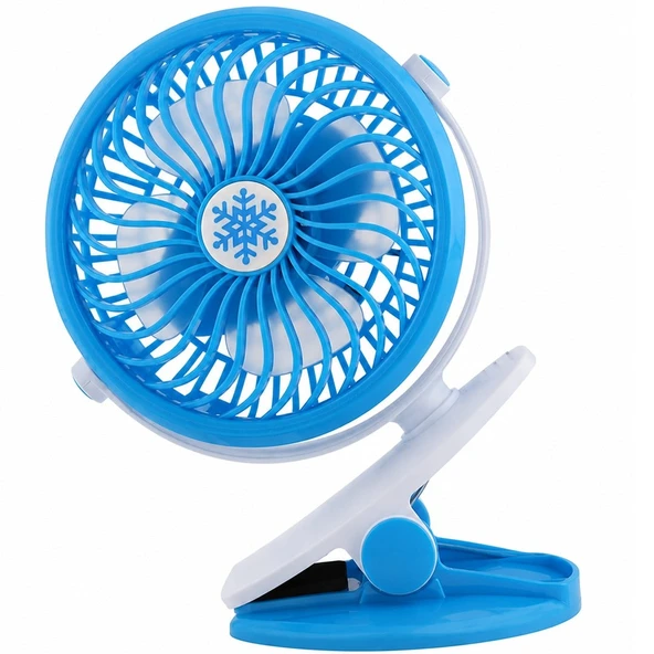 Powermaster ML-F168 Masaüstü Klipsli 3 Hız Kademeli USB'li Fan Vantilatör ürün görseli 1